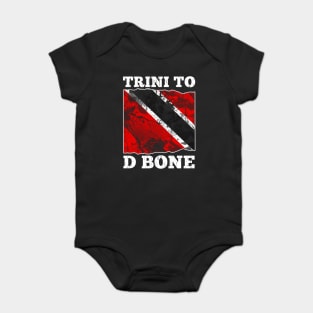 Trinidad and Tobago Flag- Trini To D Bone Baby Bodysuit